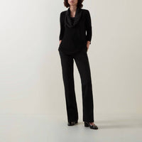 Joseph Ribkoff - Satin Cowl Long Sleeve Top