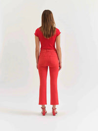 Daze - Shy Girl Crop Flare Jeans