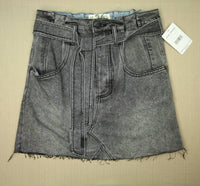 Free People - Tie Waist Jean Skirt