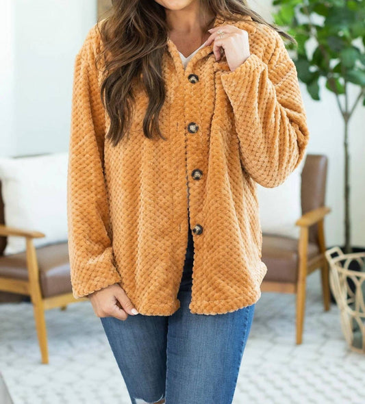 Michelle Mae - Fleece Shacket