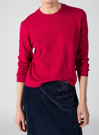 Atm - Women's Slub Jersey Long Sleeve Crop Tee