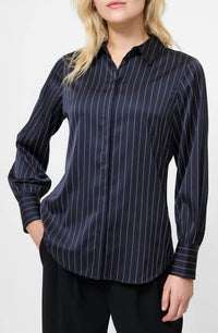 French Connection - Satin Pinstripe Blouse