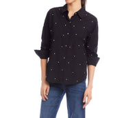 Karen Kane - Embellished Shirt