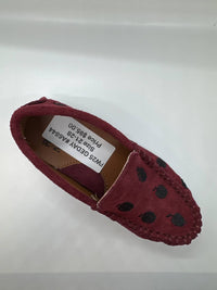 Boutaccelli - Girl's Creme Embroidered Apple Loafer Moccasin