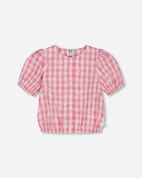 Deux Par Deux - Girl's Puff Sleeve Top