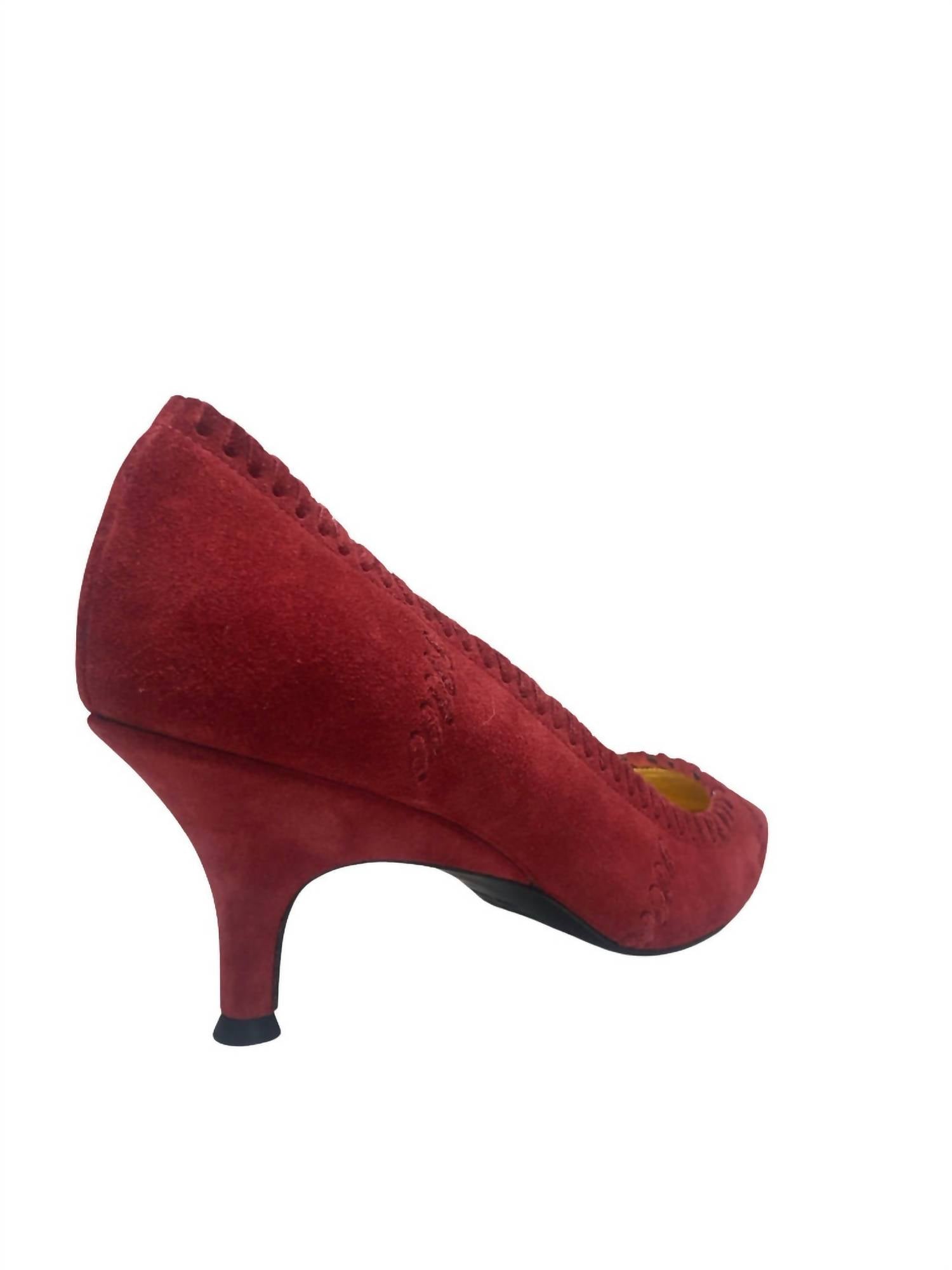 Suzanne Rae - Women's Alcott Whip Stitch Pump Heels