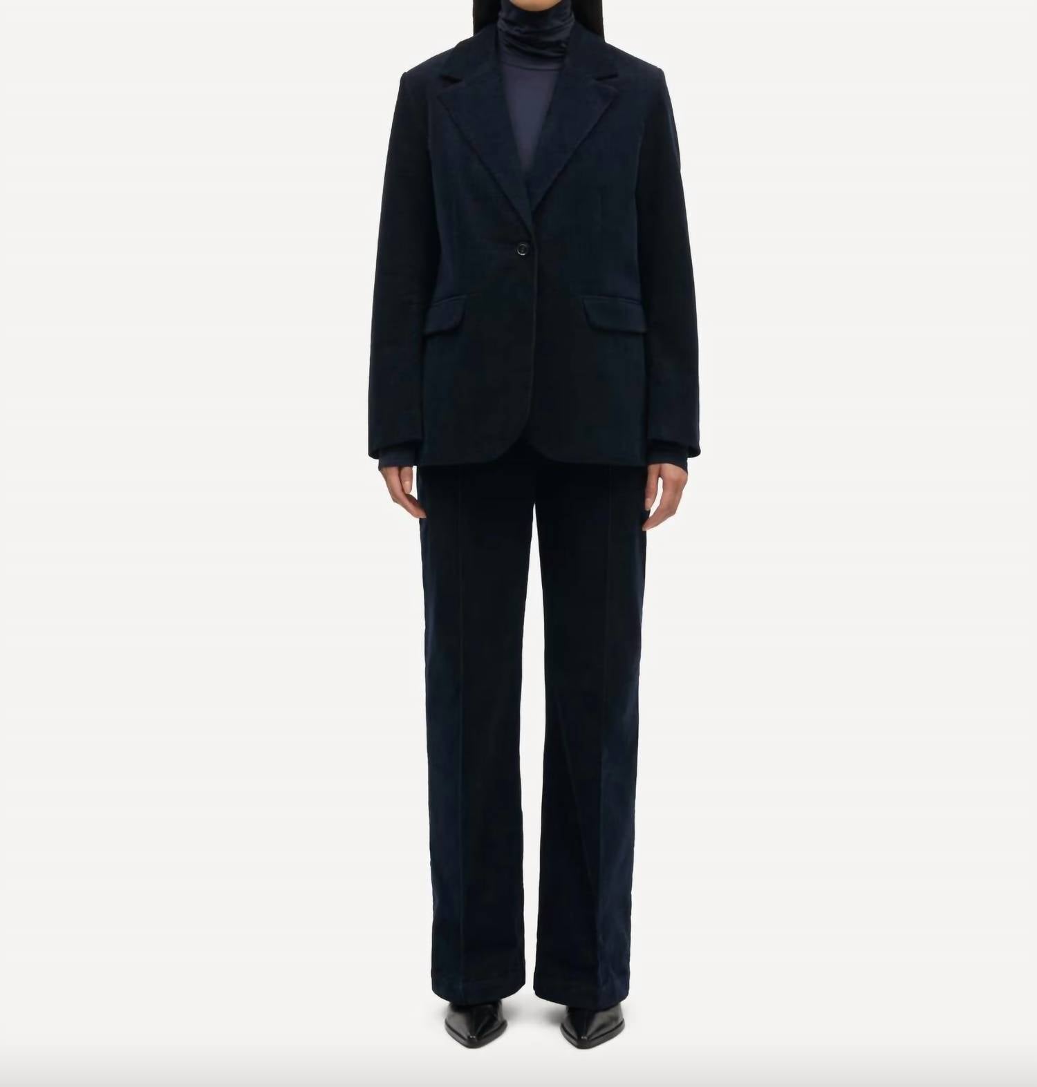SAMSOE Saramony Corduroy Blazer in salute - women's jacket - view 4