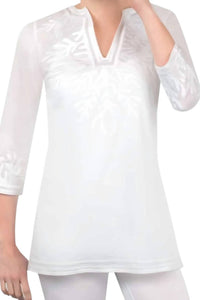 Gretchen Scott - Cotton Embroidered Tunic