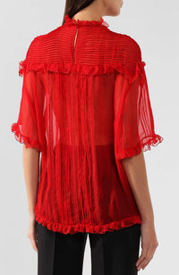 Valentino - Chiffon Ruffle Shirt