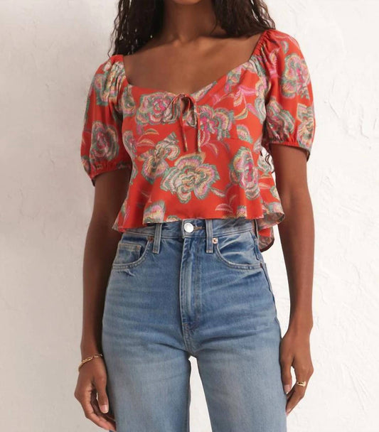 Z Supply - Renelle Floral Crop Top