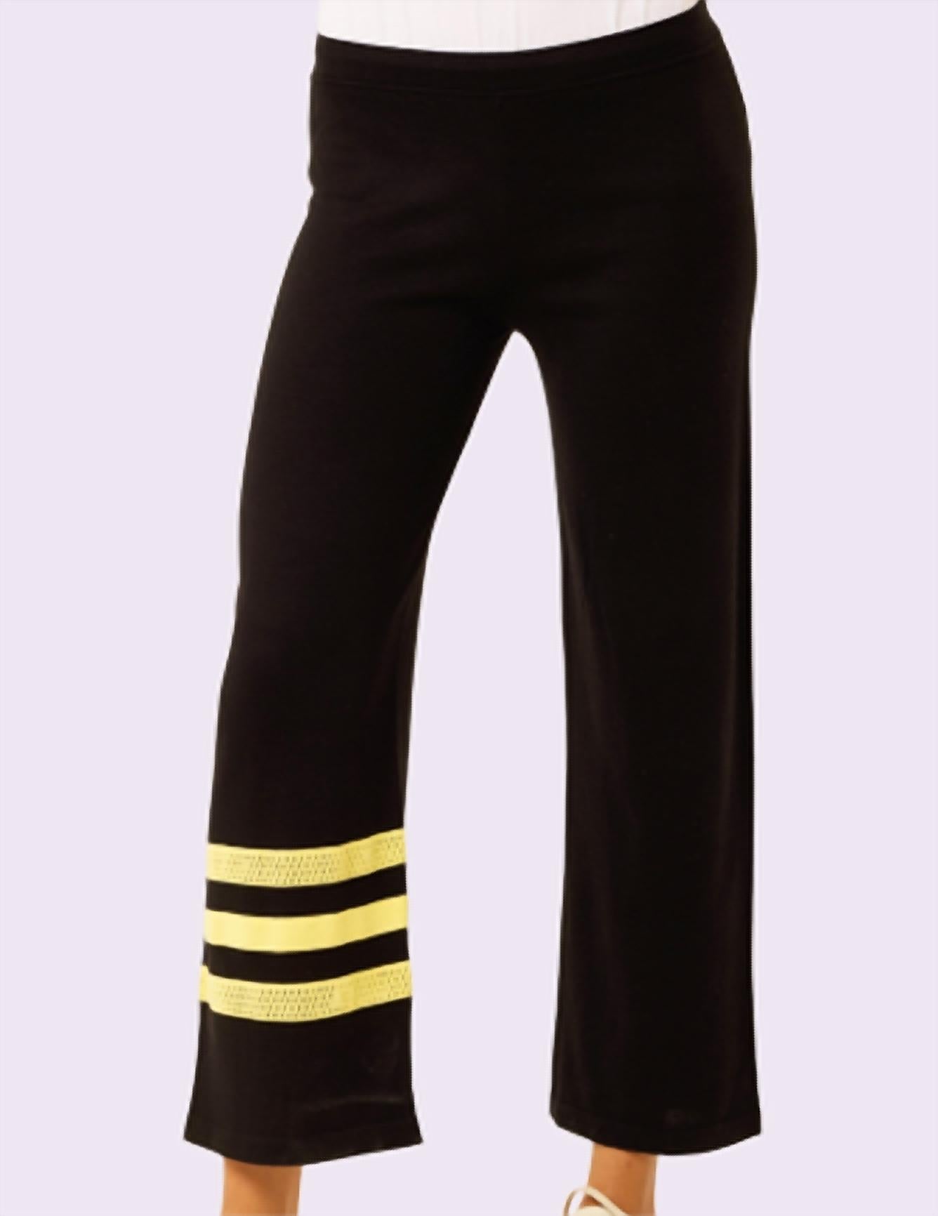 Angel Apparel - Crochet Stripe Pant