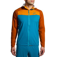 BROOKS High Point Waterproof Jacket in pacific hazelwood ochre - women's jacket