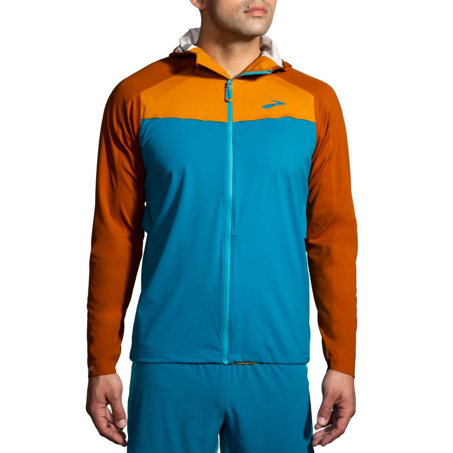 BROOKS High Point Waterproof Jacket in pacific hazelwood ochre - women's jacket