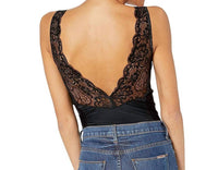 ASTR Austin Bodysuit in black - women's shirt - alternate view