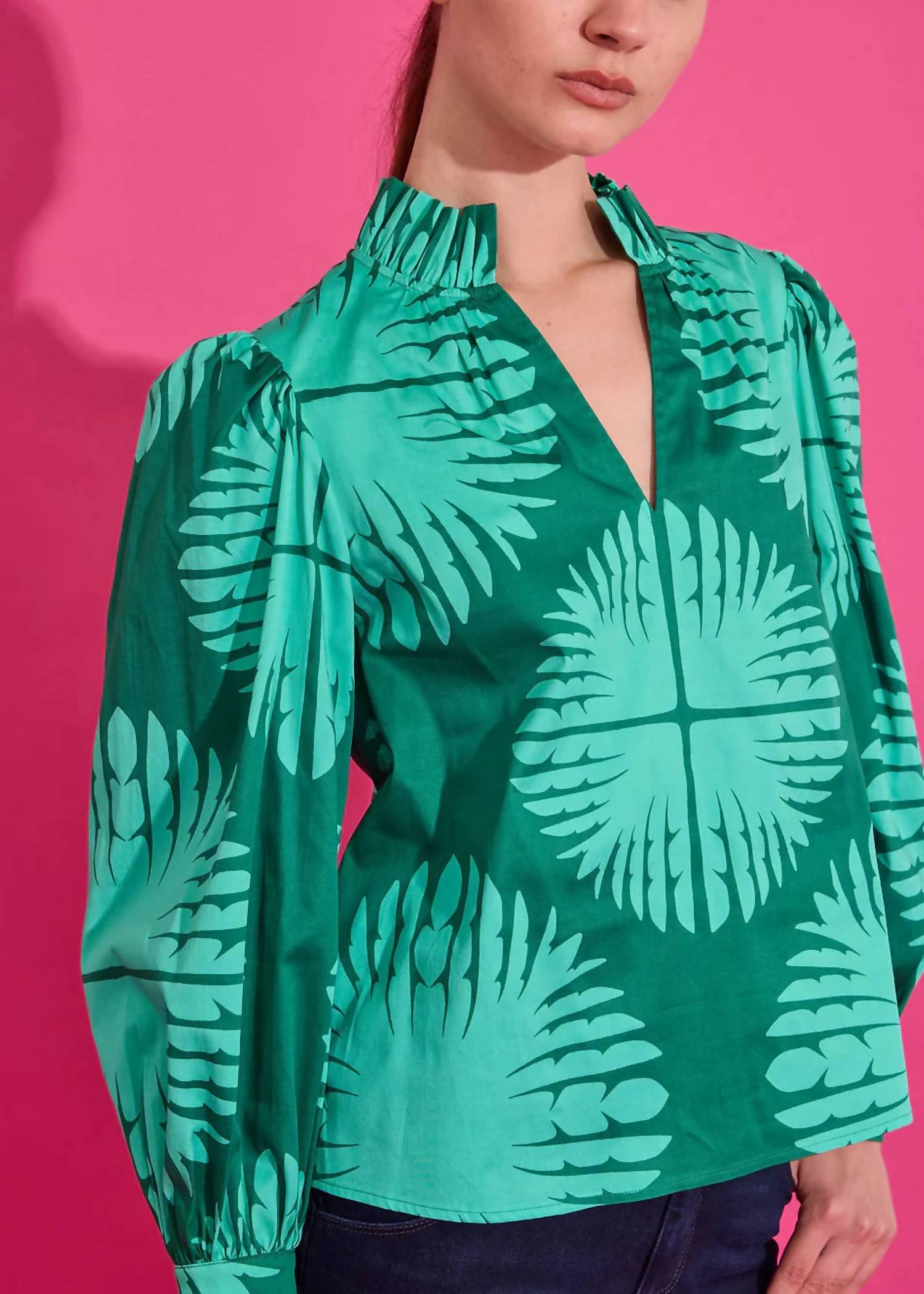 Alden Adair - Palm Royal Phoebe Top