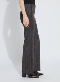 Lysse - Patterned High Waist Ponte Trouser