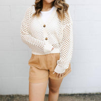 By Together - Kensley Open Knit Cardigan