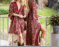 Cienna - Sophie Flare Sleeve Mini Dress