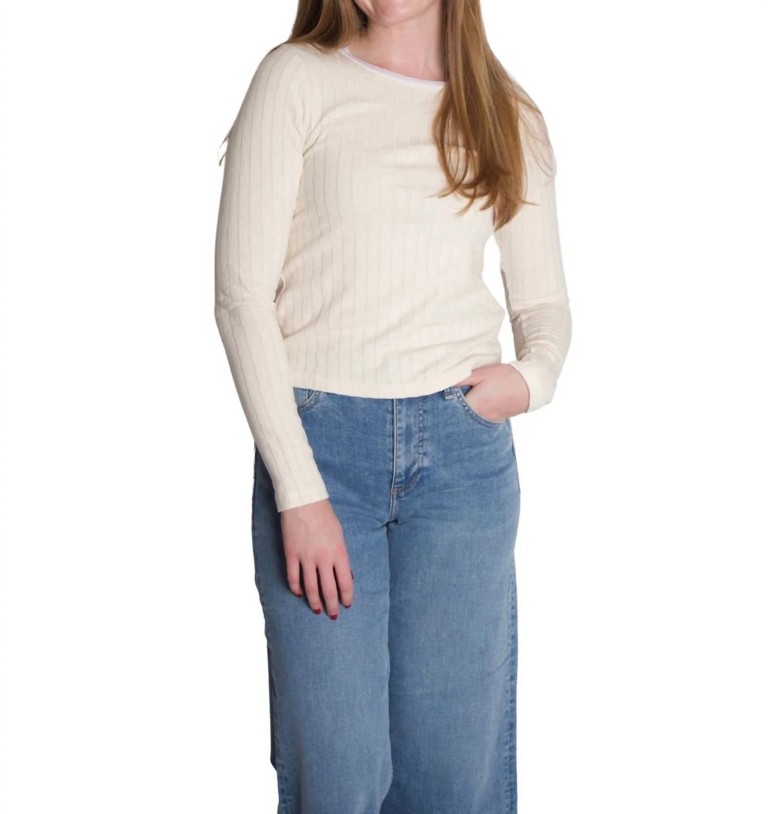 Stateside - Double Faced Pointelle Top
