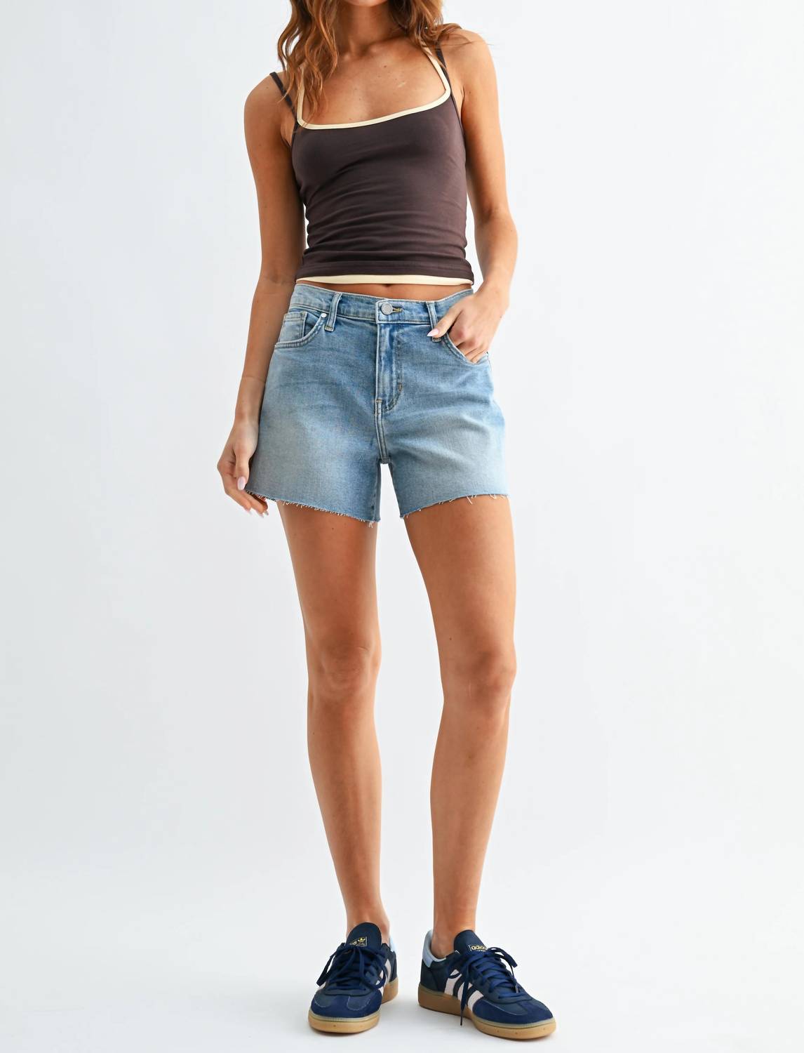 Golden - Clancy Mid Rise Stretch Shorts