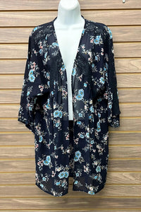 Noble U - Women's Floral Lightweight Shawl