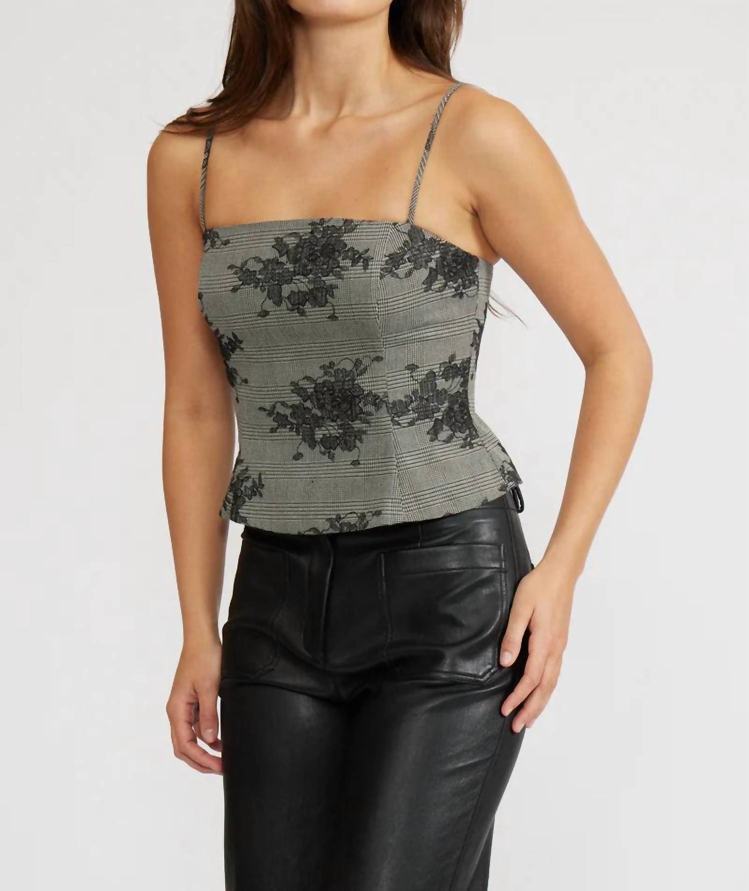Lucy Paris - Heather Embroidered Top