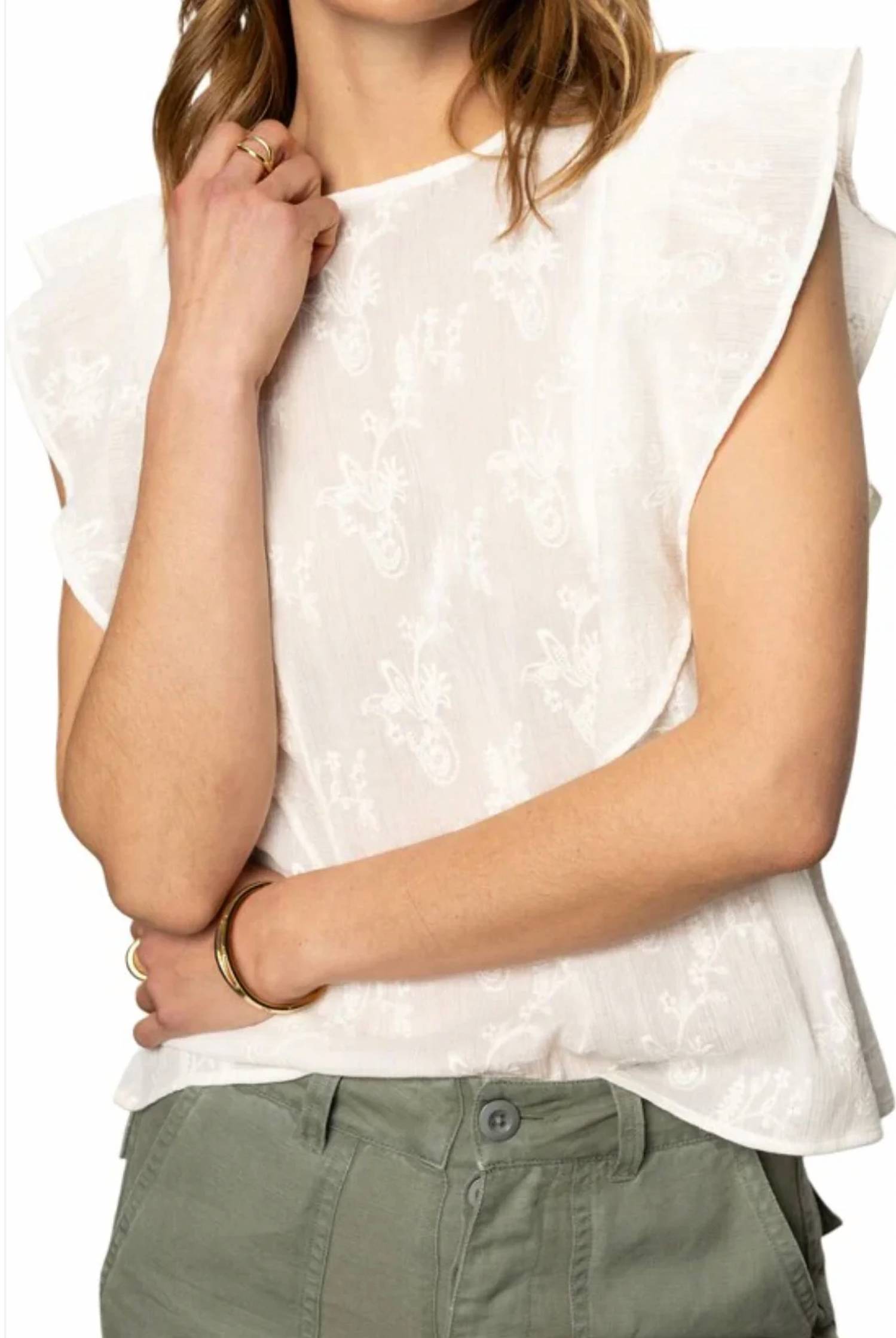 Sanctuary - Smitten Shell Cap Sleeve Top