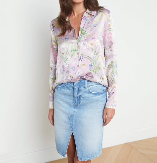 L'Agence - TYLER LONG SLEEVE BLOUSE