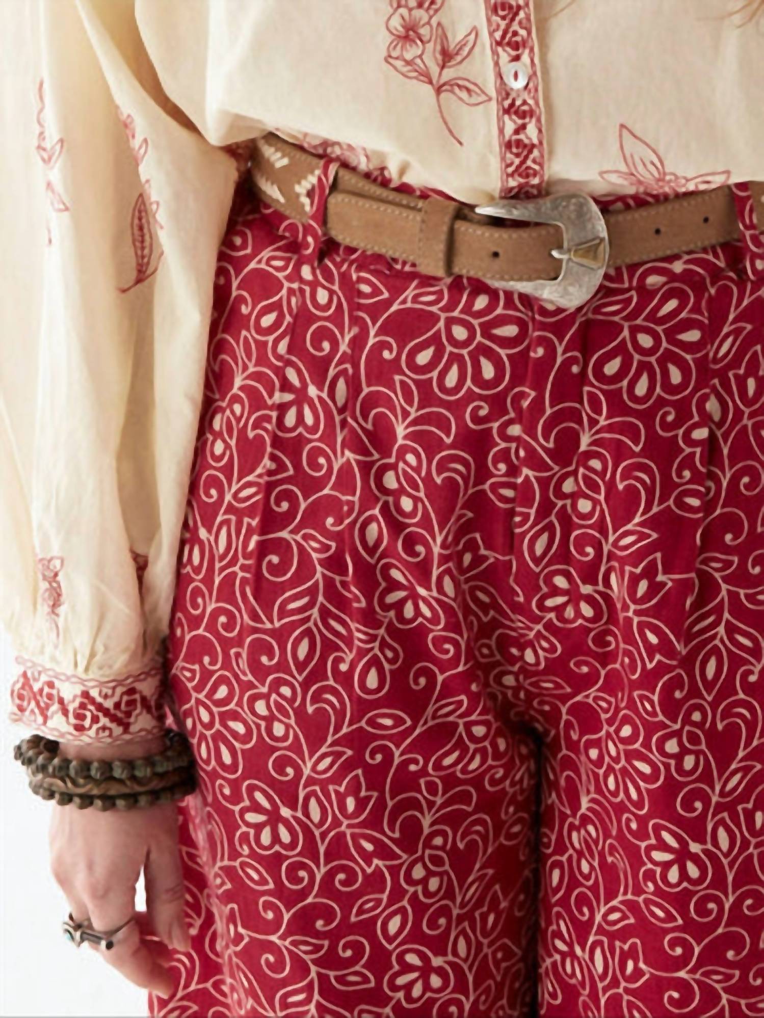 Maison Hotel Bebo Pant in chili - women's pants - view 5