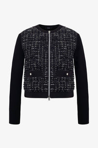 Herno - Chanel Maglia Tessuto Con Piuma Jacket