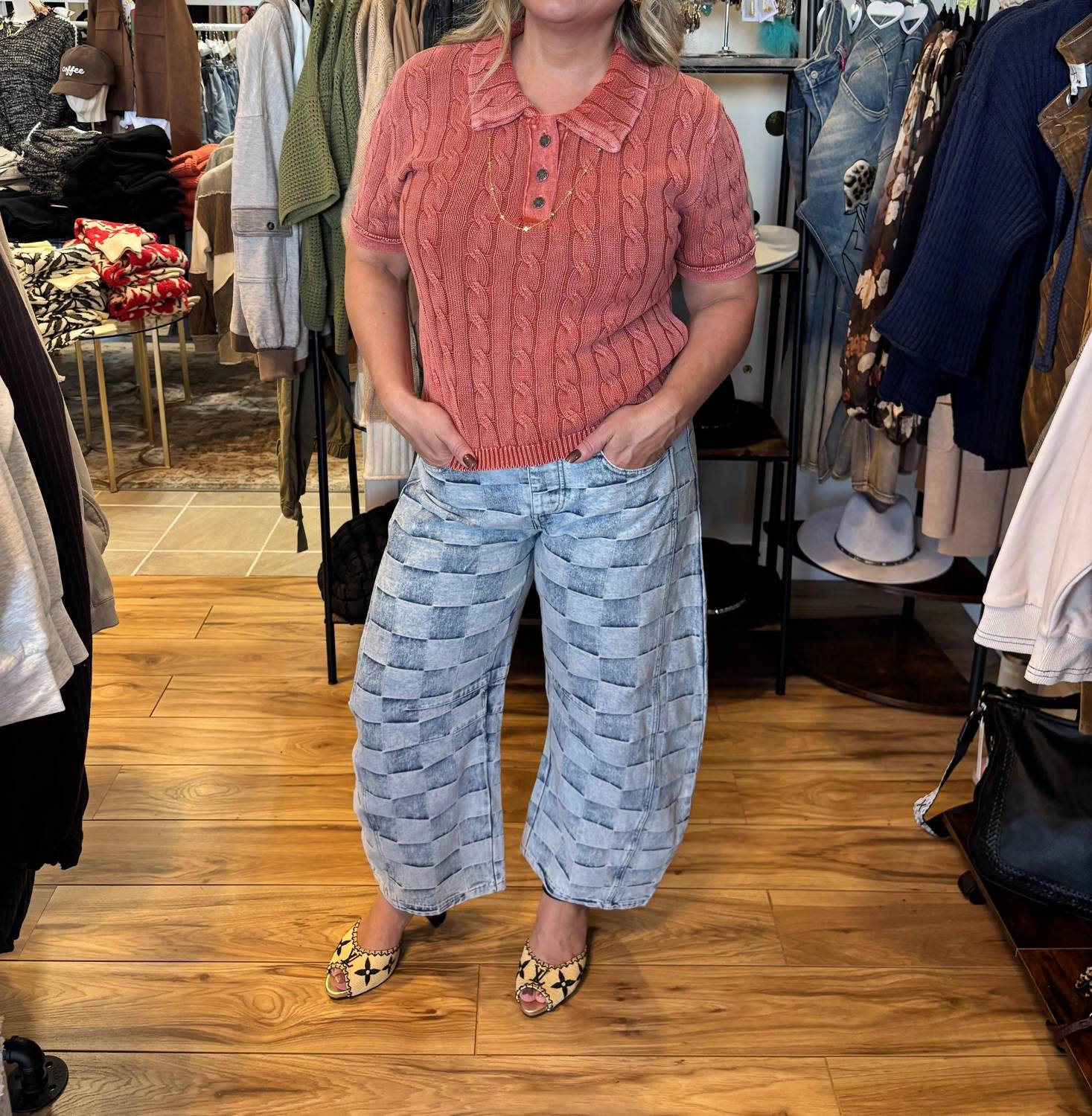 Ee:Some - Mariana Barrel Leg Jeans