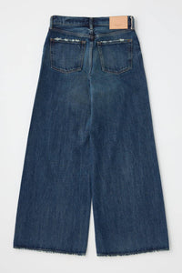 Moussy Mcdavid Straight Baggy Jeans in dark blue - women's jeans - view 4