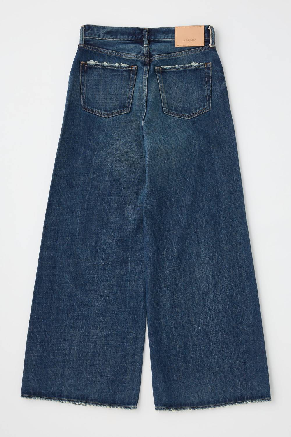 Moussy Mcdavid Straight Baggy Jeans in dark blue - women's jeans - view 4