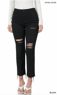 Zenana - Cropped Skinny Jeans
