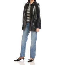 Fifteen Twenty - Janet Faux Patent Leather Jacket