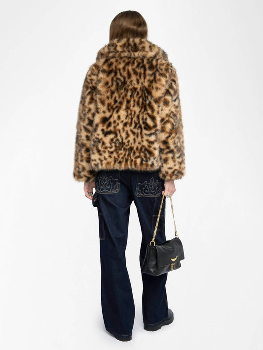 Zadig & Voltaire - Finito Leopard Print Faux Fur Coat