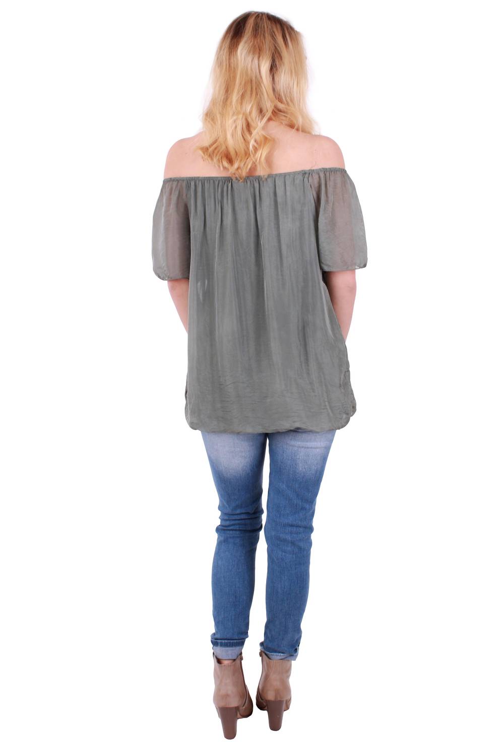Gigi Moda - Contadina Off-shoulder Blouse