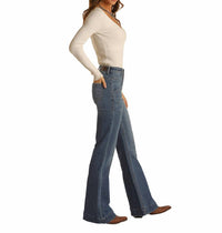 Rock & Roll Denim - Ladies High Rise Trousers