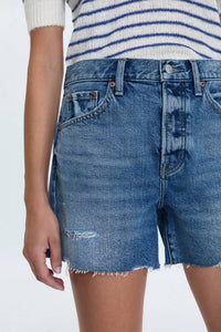 PISTOLA Andie High Rise Vintage Cut Off Short in thesis distressed - women's shorts - view 6