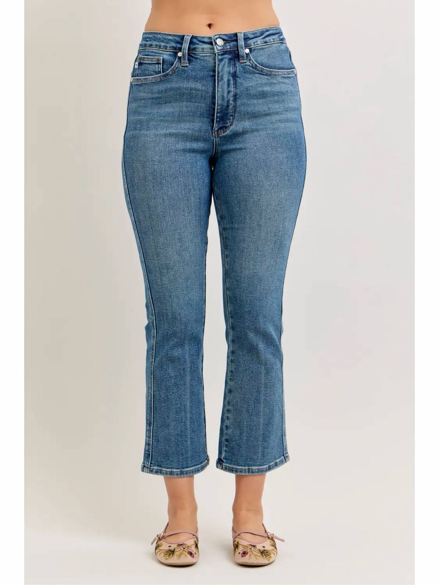 Judy Blue - High Waisted Tummy Control Kick Flare Jeans