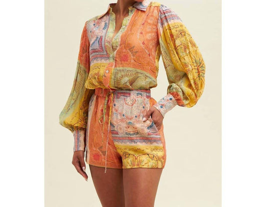 Luxxel - Luxe Patchwork Shorts Set