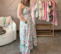 Easel - Rayon Ric Rack Midi Dress