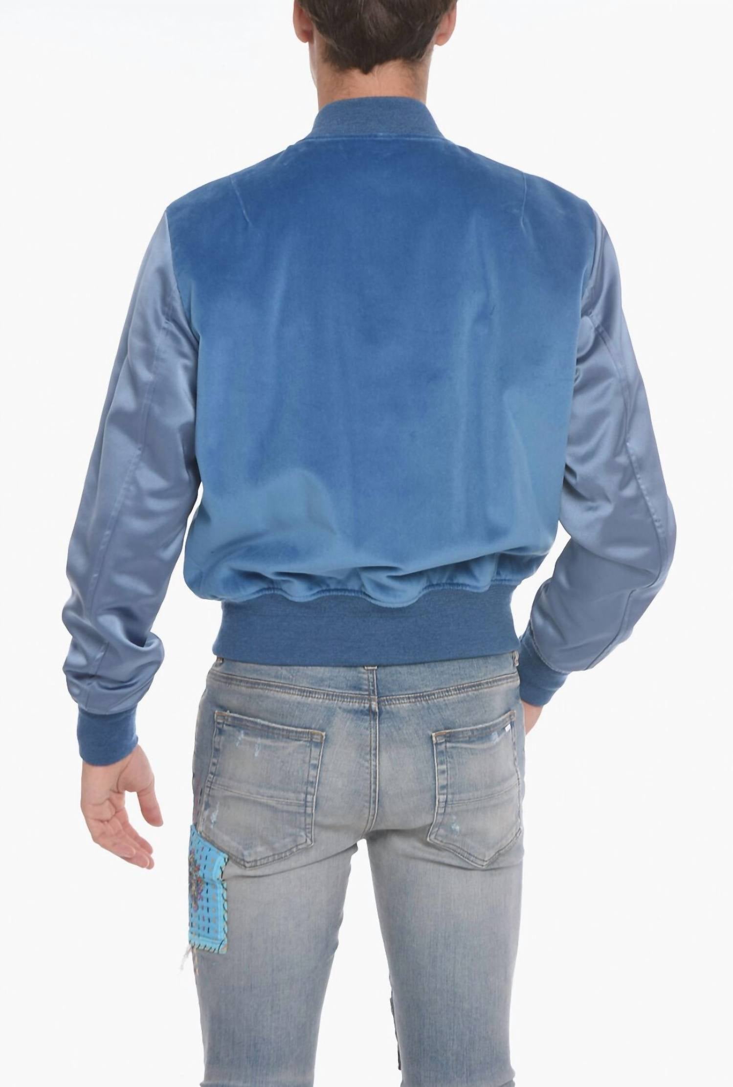 Amiri - Velvet Satin Bomber Jacket