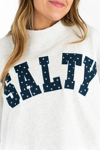 Kimberly C - Salty Stars Mock Neck Sweatshirt