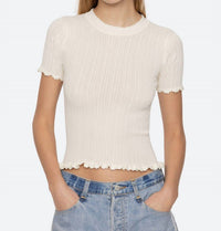 Sea - Abbie Knit Short Sleeve Top