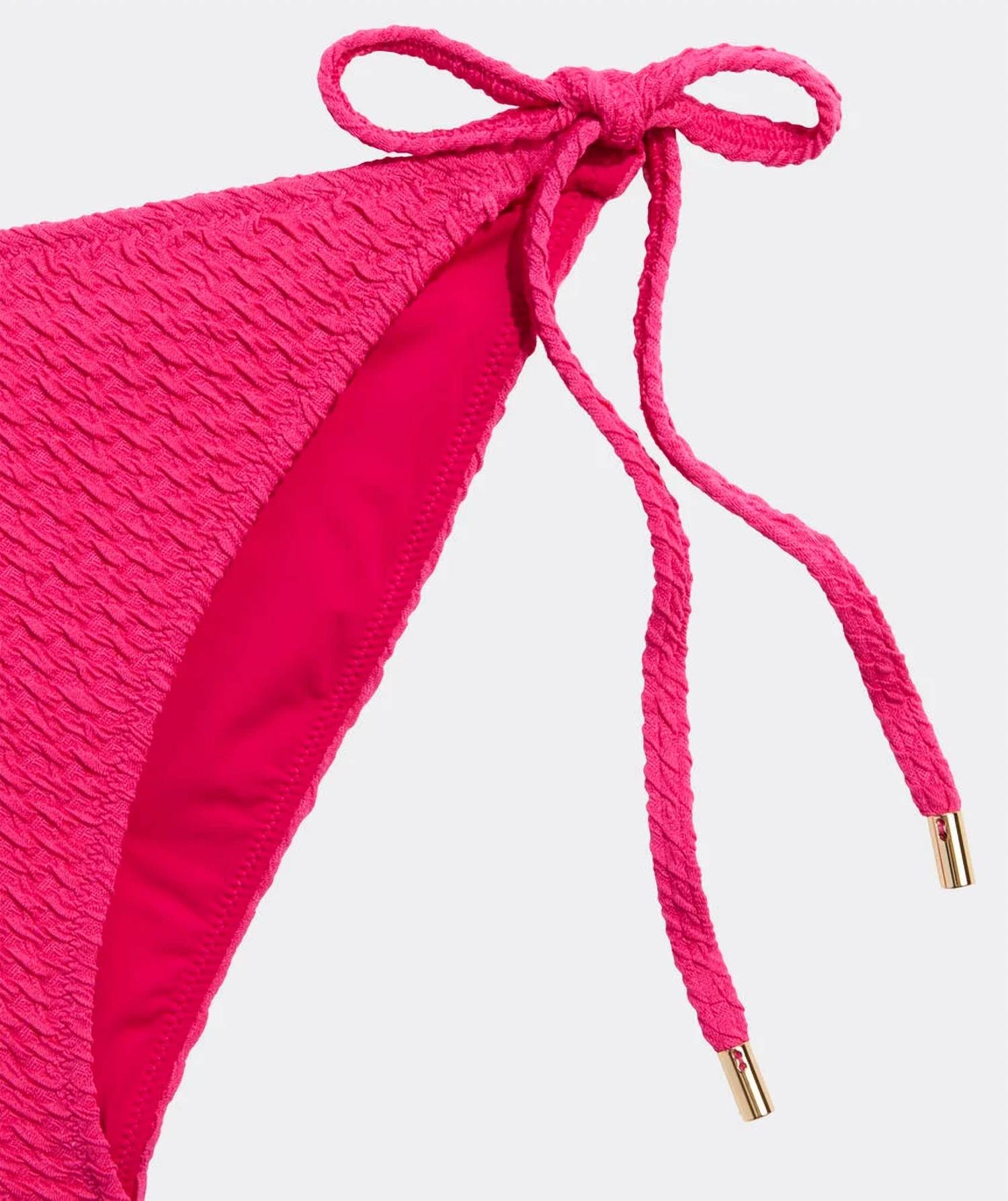 Vineyard Vines - Women's Textured Seagrove String Bikini Bottoms