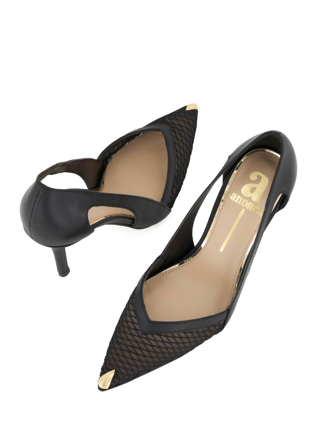 Andrea Women's Pointed Toe Pump in black - women's heels - view 4