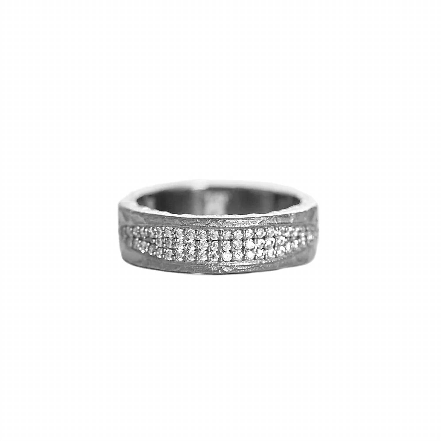 Tat2 Designs - Women's Velen Crystal Inlay Ring