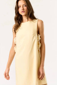 Lalavon - Flower Sleeveless Mini Dress