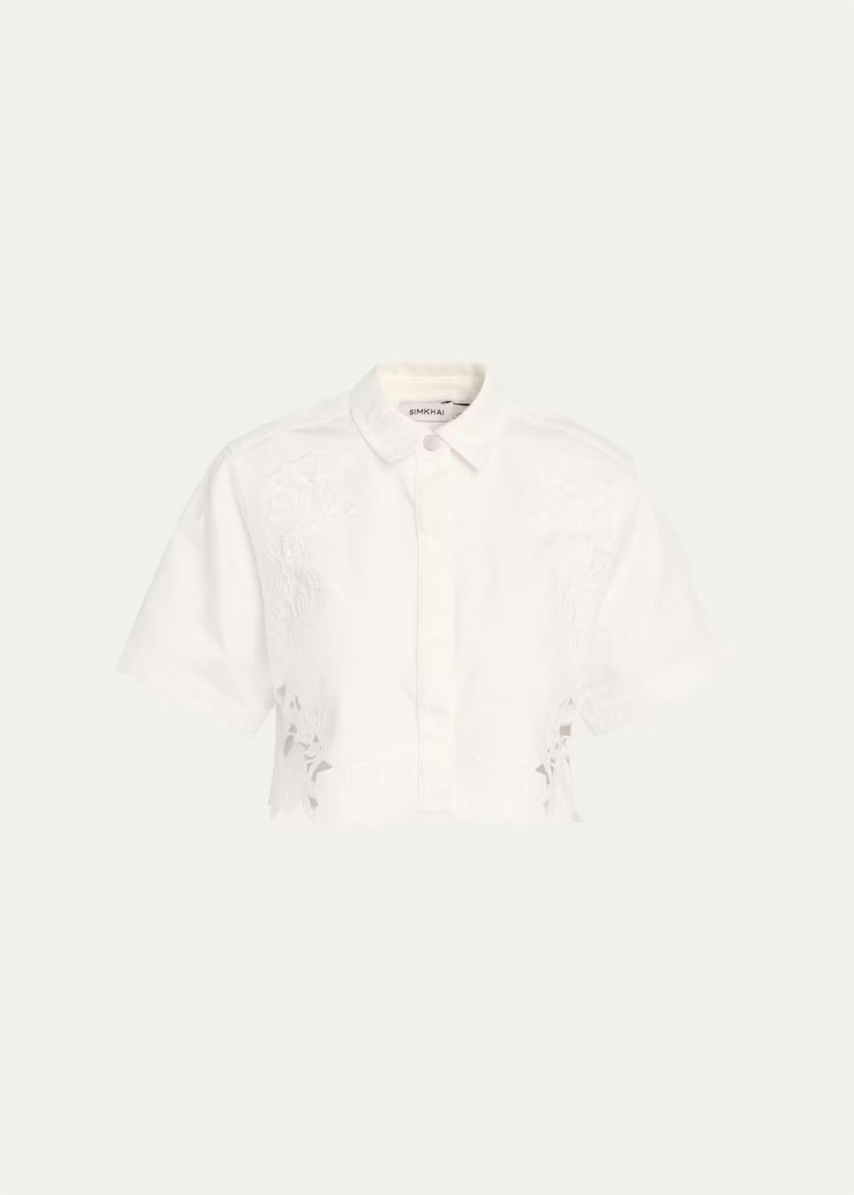 Simkhai - Albaine Embroidered Denim Shirt